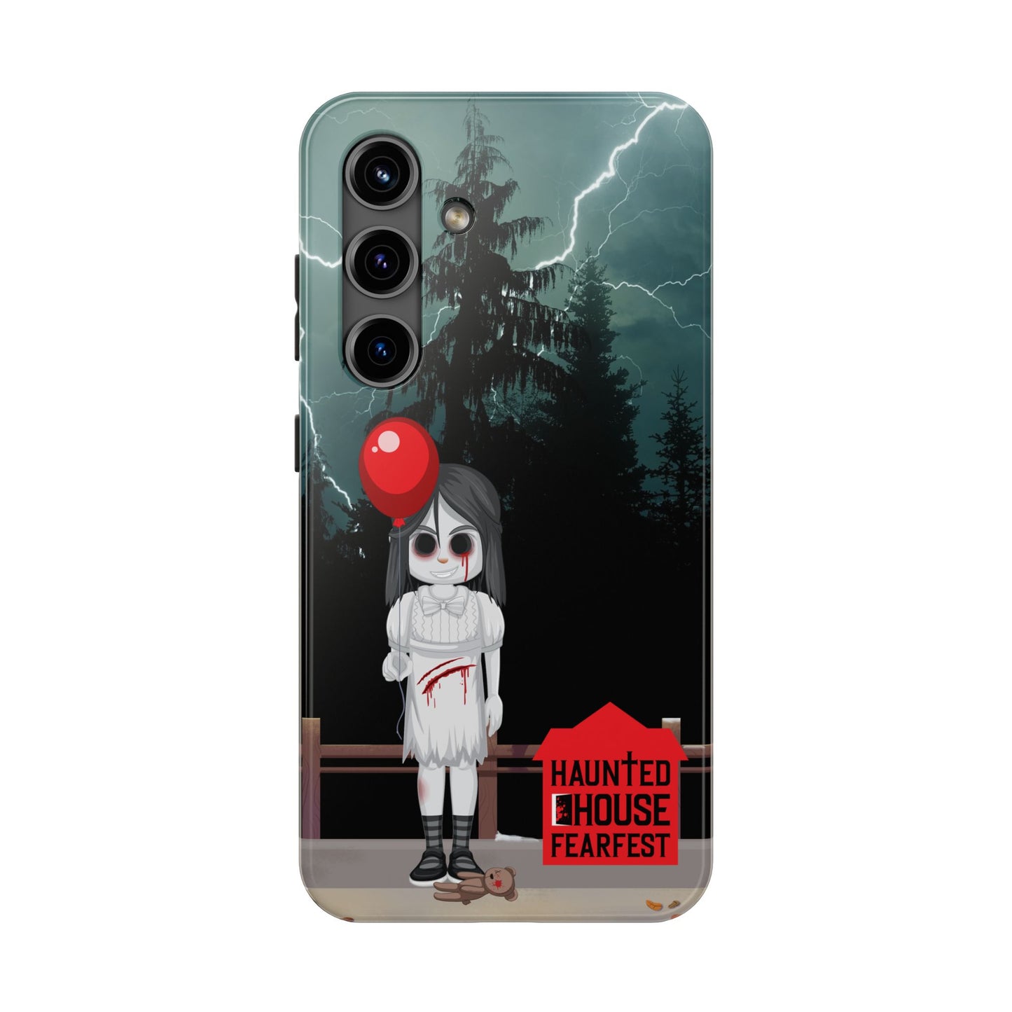 Scary Girl Phone Cases