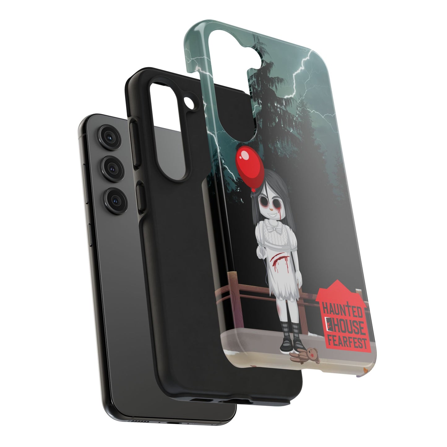 Scary Girl Phone Cases