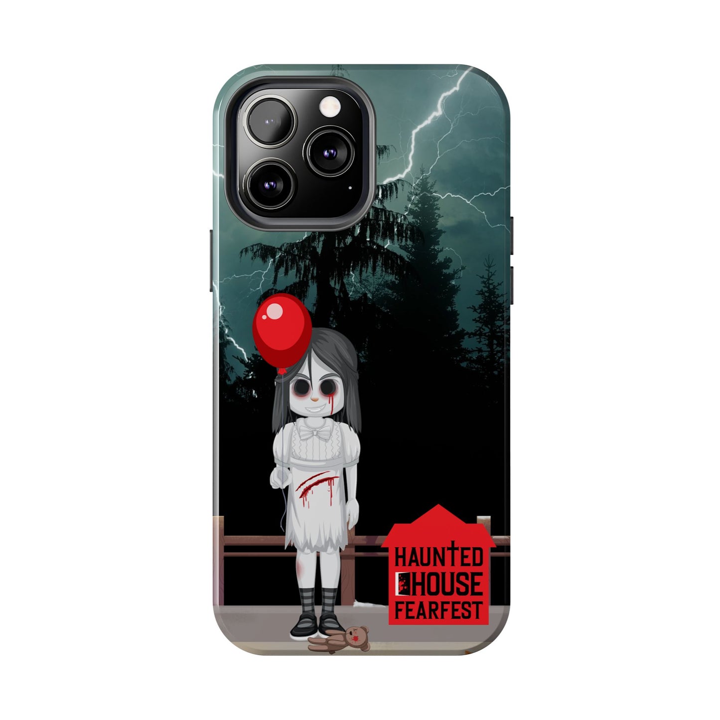 Scary Girl Phone Cases