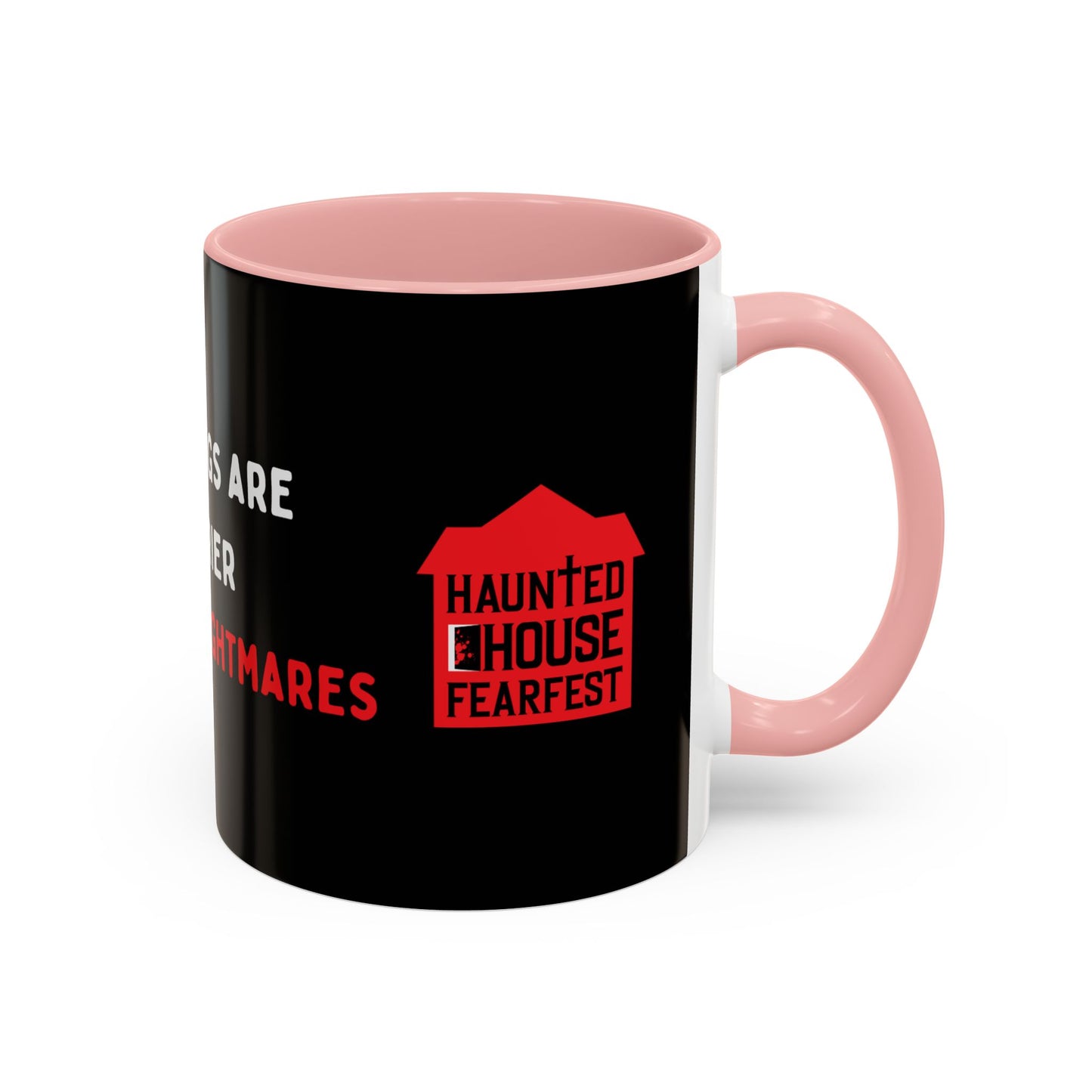 Mornings are Scarier than My Nightmares Accent Mug (11, 15oz)