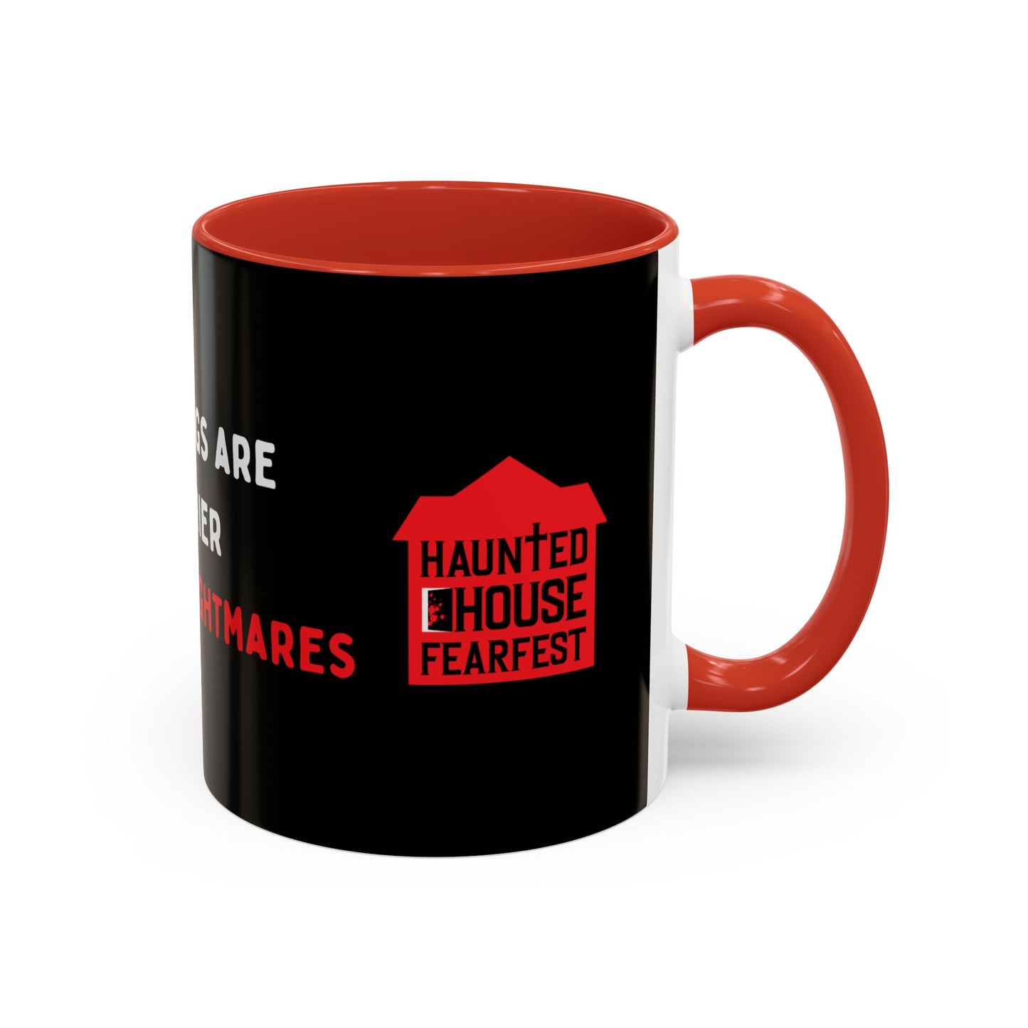 Mornings are Scarier than My Nightmares Accent Mug (11, 15oz)