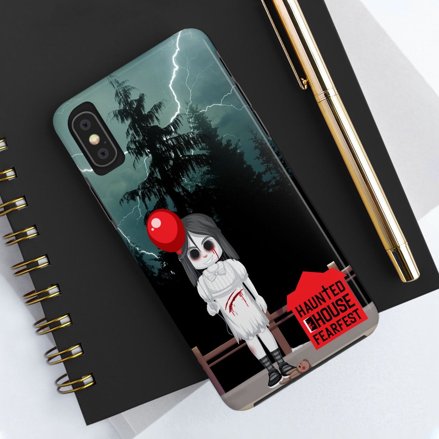 Scary Girl Phone Cases