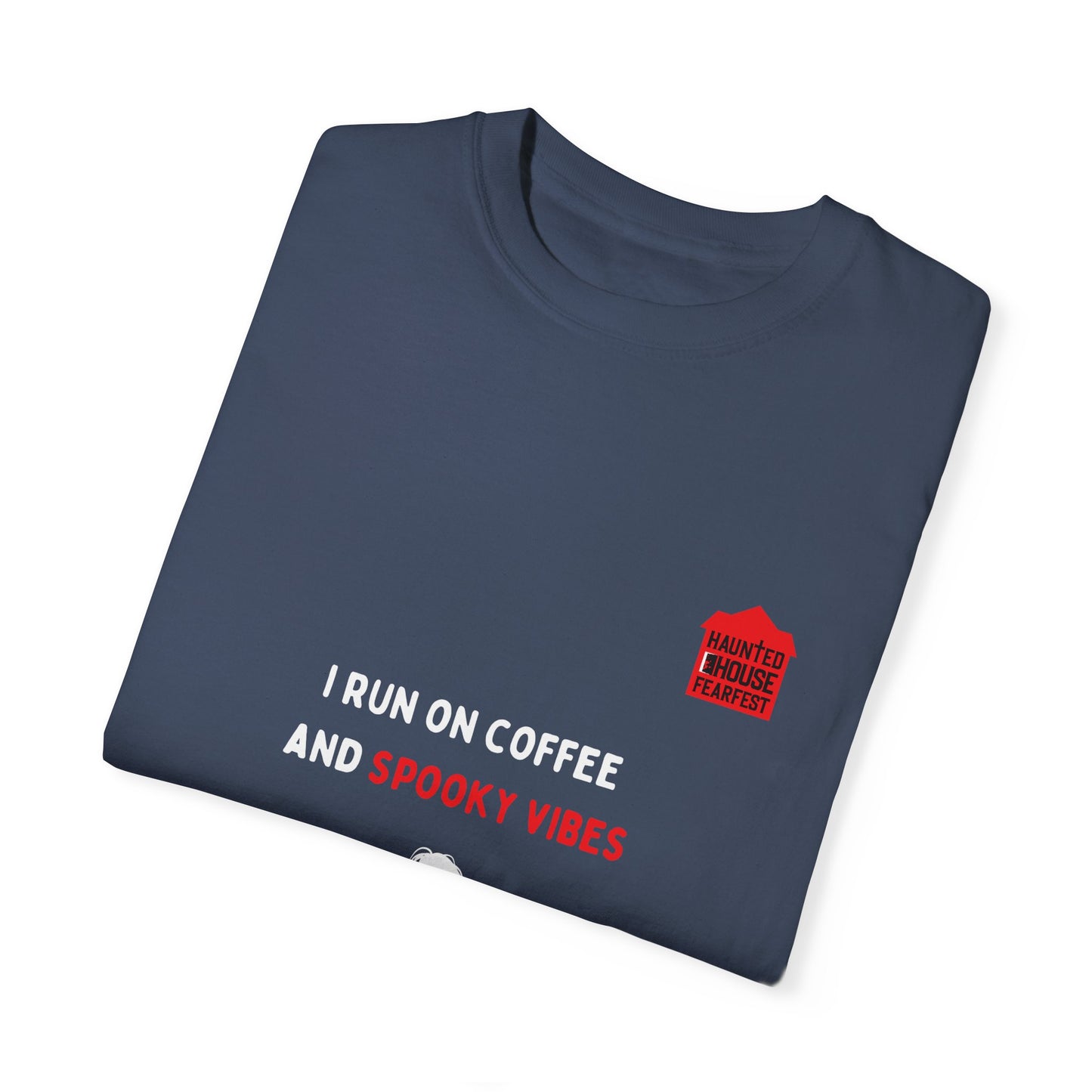 I Run on Coffee and Spooky Vibes Unisex T-shirt