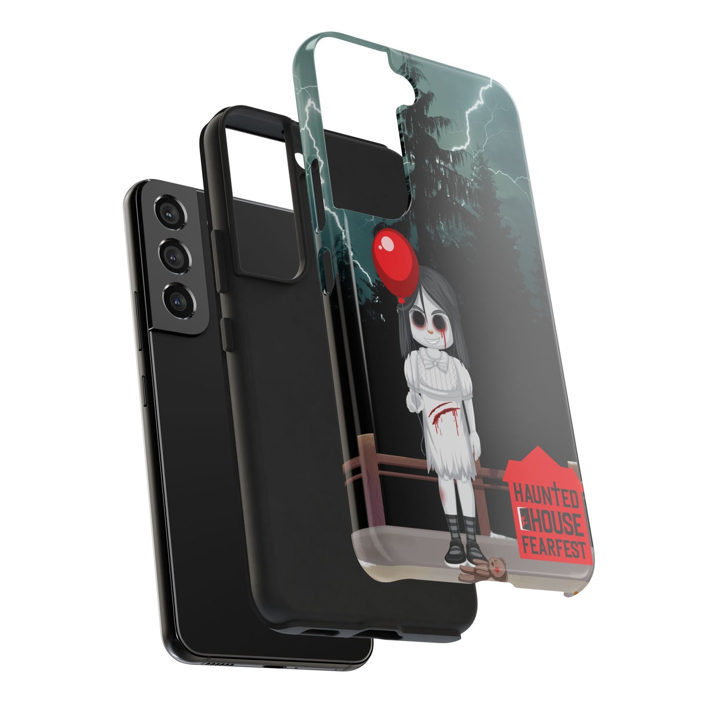 Scary Girl Phone Cases